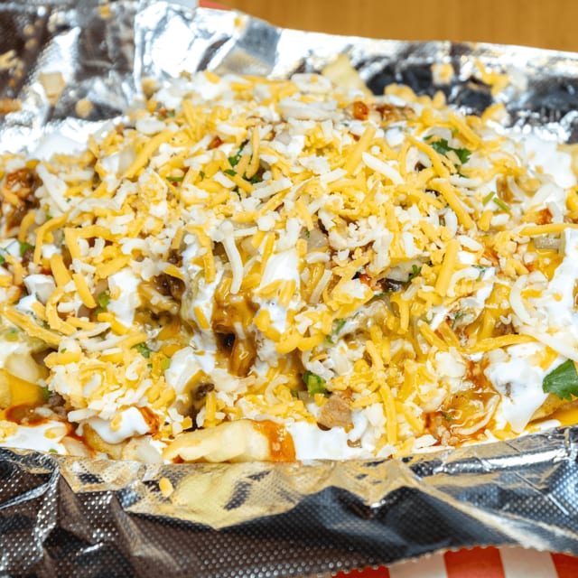 Gordo Fries with Meat.
