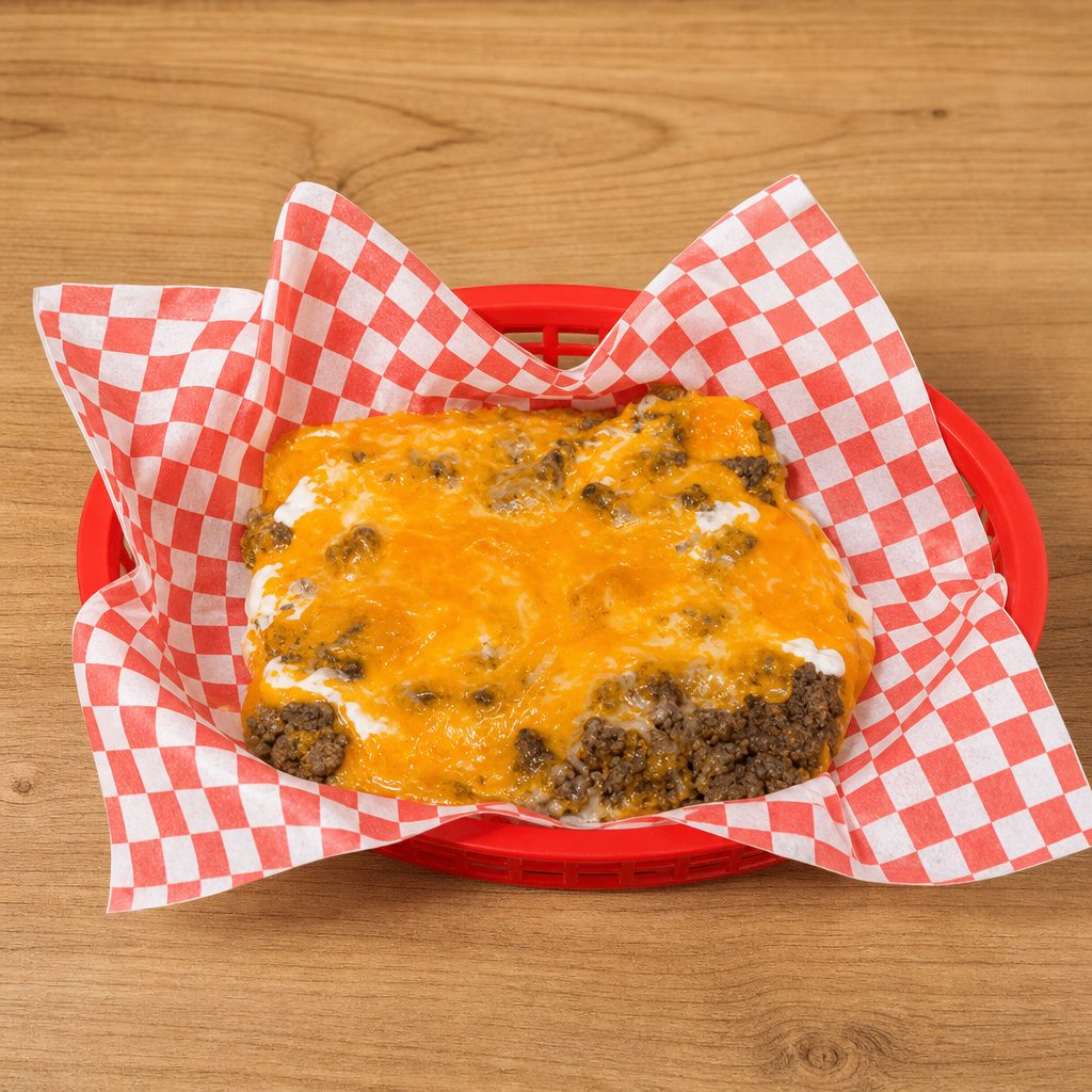 Gordo Nachos with Meat.
