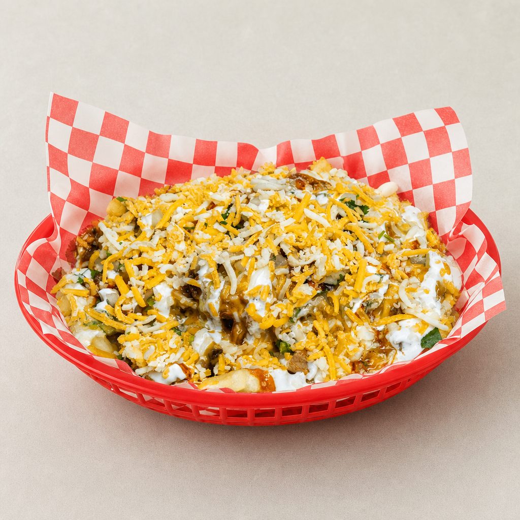 Gordo Fries with Meat.