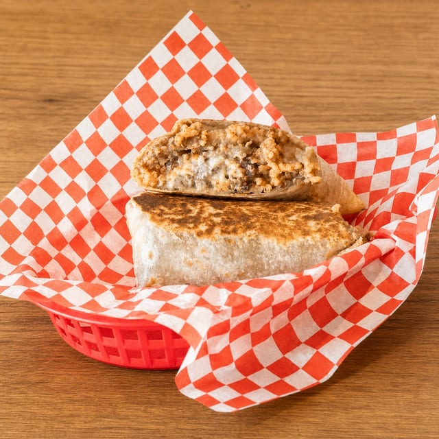 Bean Rice Cheese Burrito.