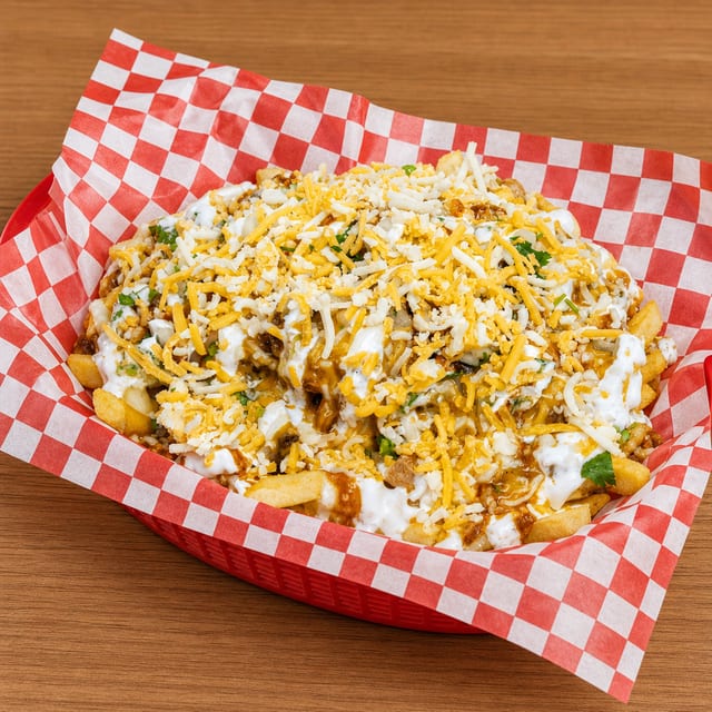 Gordo Fries with Meat.