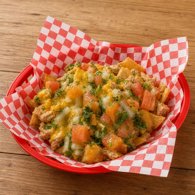 Nachos with Meat.