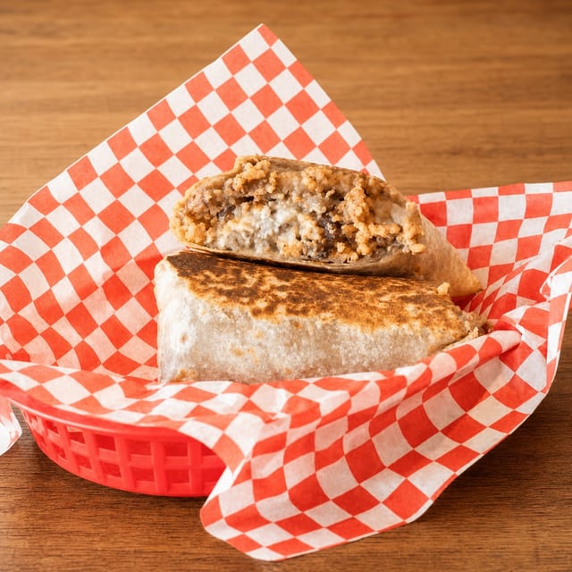 Regular Burrito With Rice.
