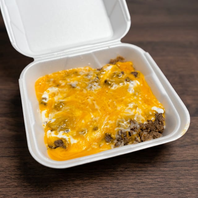 Gordo Nachos with Meat.