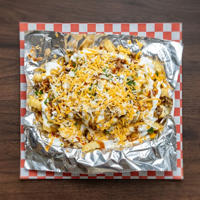 Gordo Fries with Meat.