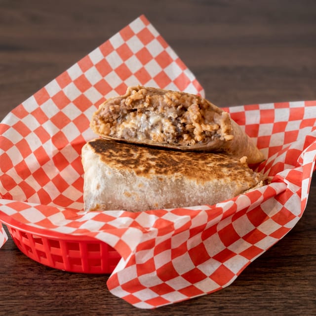 Bean Rice Cheese Burrito.