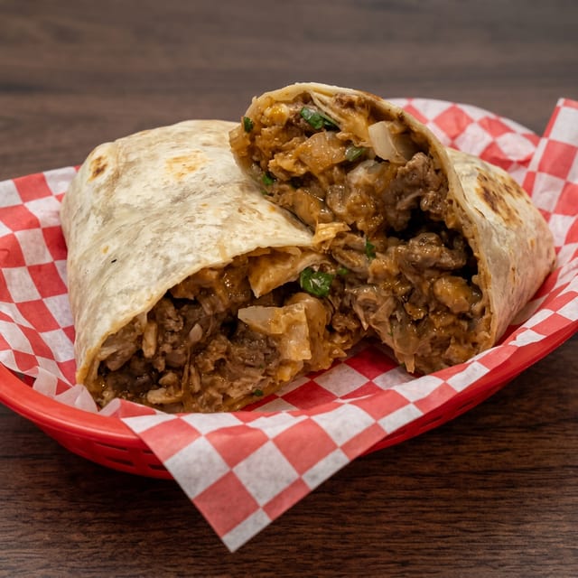 Regular Burrito With Meat.