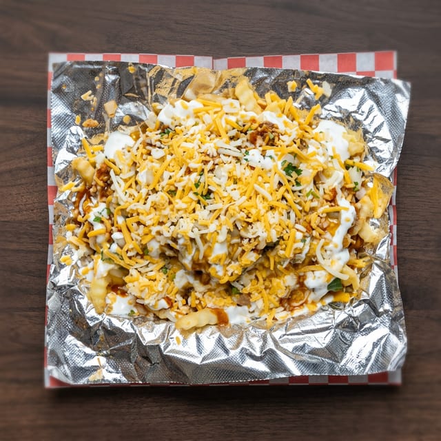 Gordo Fries with Meat.