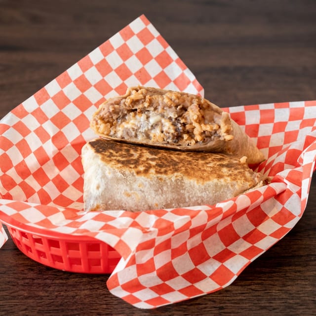 Regular Burrito With Rice.