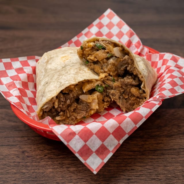 Regular Burrito With Meat.